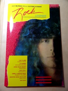 Easy ABC Music For Electronic Keyboards: Rock Legends GOOD PLUS - Picture 1 of 2