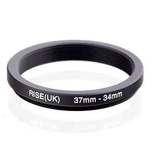Rise (UK) 37-34 MM 37 MM-34 MM 37 bis 34 Step Down Ring Filter Adapter - Bild 1 von 3