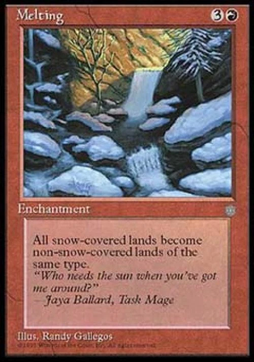 Melting - Medium Play MTG Ice Age - Image 1 of 1