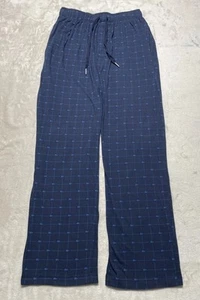 Pigiama Lacoste fondo pantalone lounge uomo blu medio logo all over elastico in vita - Foto 1 di 10