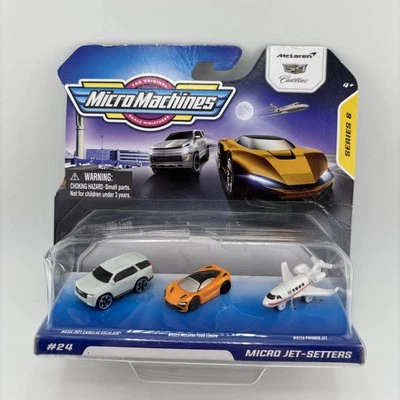 MicroMachines Set Micro Jet Setters #24 McLaren Cadillac Private Jet Series 6 - Image 1 of 4