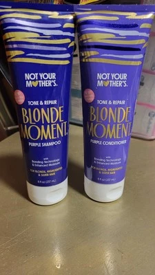 2 Not your Mother's Blonde Moment Tone Repair Shampoo Conditioner 1F1 - Image 1 of 4