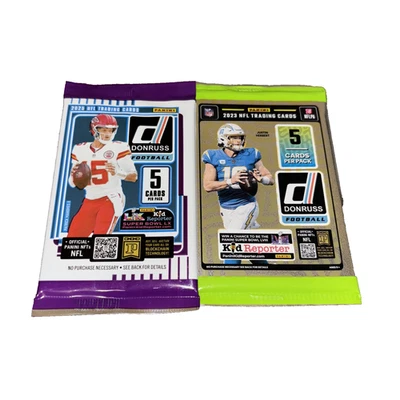 2025 & 2023 Donruss Football-5 Card Packs-Factory Sealed--Free Shipping!!! - Image 1 of 4