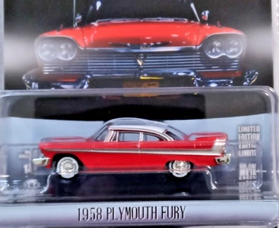 GREENLIGHT 1:64 1958 CHRISTINE PLYMOUTH FURY ORIGINAL HOLLYWOOD 1983 MOVIE NEW!! - Image 1 of 4