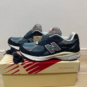 Herren 7.0US New Balance 990V3 Navy/Castlerock authentisch aus Japan - Bild 1 von 8