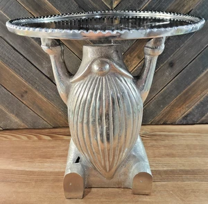 Portaplantas Pottery Barn Metal Gnomo Pastel Paté 10,5 pulgadas - Imagen 1 de 8