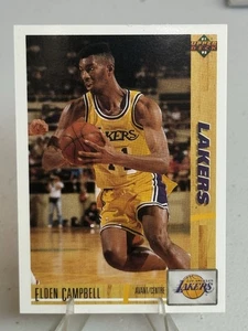 1991-92 Upper Deck French #M1 Elden Campbell Paris McDonalds Open Card - Picture 1 of 2