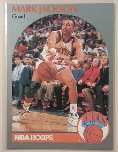 1990 NBA Hoops Mark Jackson Card #205 w/ Menendez Brothers In Background - Bild 1 von 3