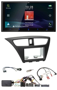 JVC USB Bluetooth 2DIN DAB Lenkrad Autoradio für Honda Civic ab 12 schwarz - Bild 1 von 11