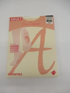 Collant danza danza balletto morbido rosa convertibile nuovo adulto donna grande stile 7D - Foto 1 di 9