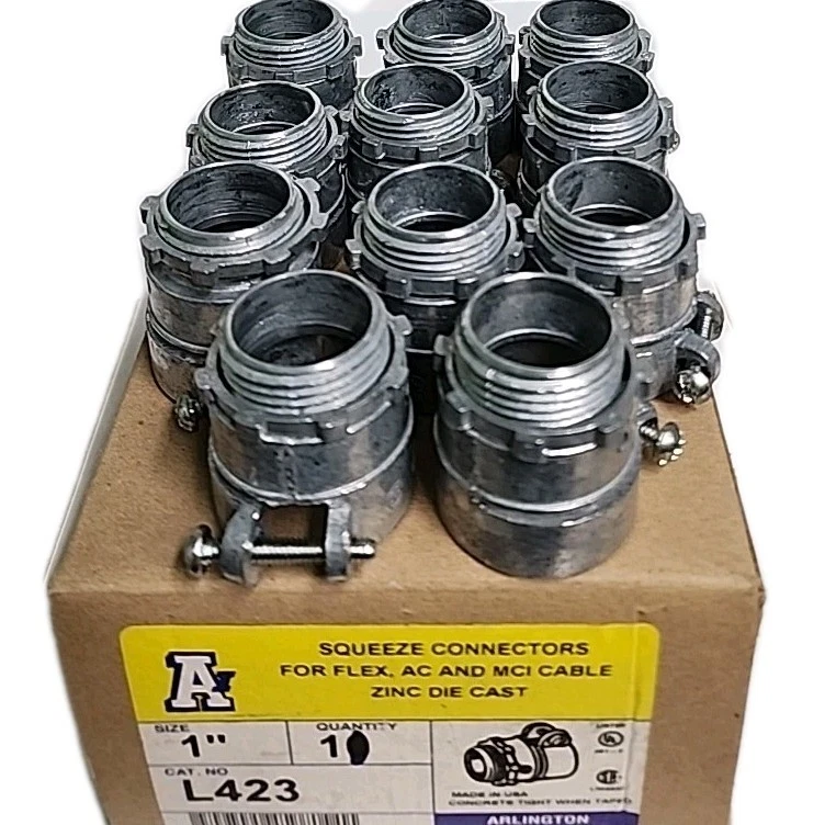 Conector de compresión Arlington L423, 1" (caja de 11) Foto 1 de 1