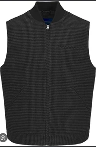 Jack & Jones Joreation Wool Worker Gilet Houndstooth Weste Size Large - Bild 1 von 5