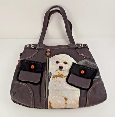 Bolso/cartera FuzzyNation blanco bichón peinado Foto 1 de 4