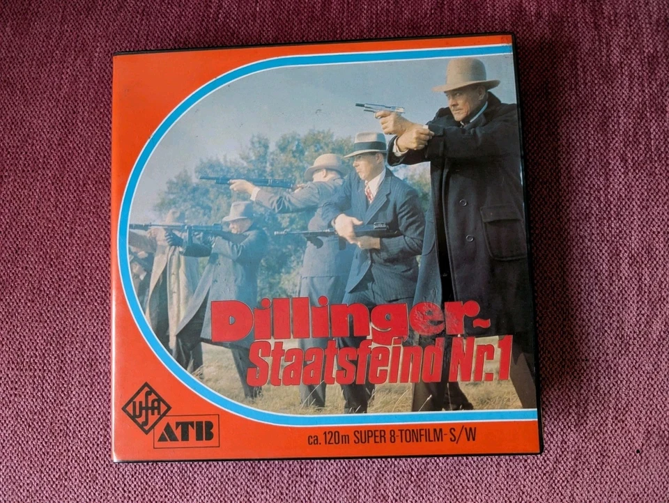 Super 8 JAGD AUF DILLINGER Staatsfeind Nr. 1 Film Tonfilm SW Teil 2 ufa Thriller - Bild 1 von 4