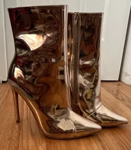Stivaletti Steve Madden Wagner oro rosa - taglia 8 - Foto 1 di 18