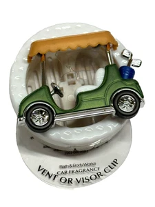 NEW 1 BATH & BODY WORKS GOLF CART SCENTPORTABLE FRESHENER HOLDER CAR VISOR CLIP - Picture 1 of 7
