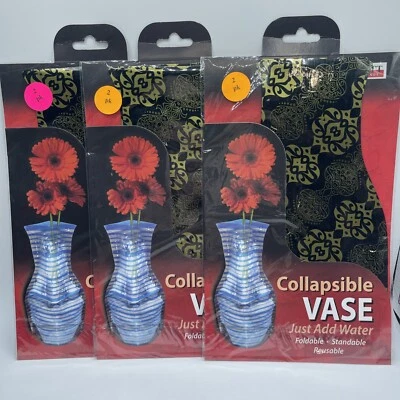 Vaso de flores moderno decorativo dobrável e expansível 3 peças 2 peças - Imagem 1 de 4