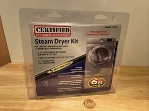 Certified Appliance Model 77515 6ft Stainless Steel Steam Dryer Installation Kit - Picture 1 of 6