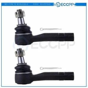 Set of 2 Front Outer Tie Rod End Links For 1998-2002 2003 2004 Mazda B3000 B4000 - Picture 1 of 6