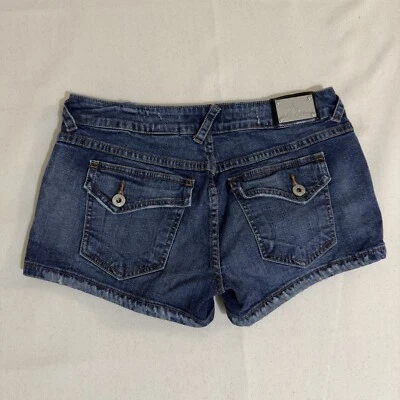 Rare Vintage Baby Phat Blue Jean Shorts Low Rise Shorts Size 5 Women - Image 1 of 4
