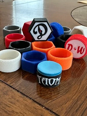 Billiards - Pool Round Chalk Holder ( TAOM ) Magnetic Custom Pick a color