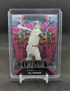 Gil Hodges #12/17 2023 Panini Chronicles Crusade Pink Velocity Parallel 15 - Picture 1 of 2