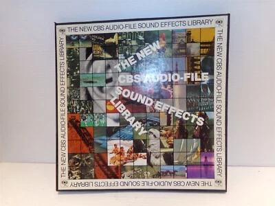 The New CBS Audio-File Sound Effects Library 3 Record Set 1977 Vinyl  - Image 1 of 4