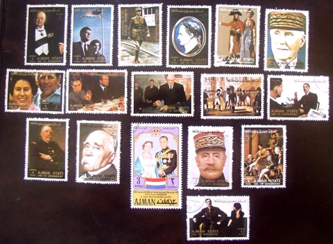 1973 Ajman  Stamps  Lot#D50  Political Personalities and Leaders Cover