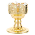 Ghee Lampe Buddhistische Öllampe Kerzenhalter Gold
