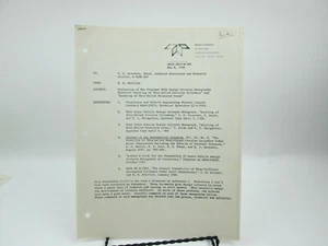 Vintage 1968 NASA Saturn Apollo BECO-3440-M-369 Evaluation of Monographs SB40 - Picture 1 of 6