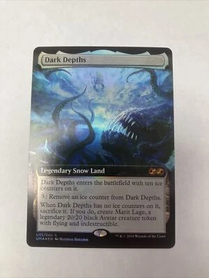 Dark Depths Foil MTG Ultimate Box Topper U35/040 LP - Image 1 of 2