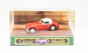 Corgi Classics 1:43 Austin Healey 3000 Red / White Boxed Model Car - Picture 1 of 5