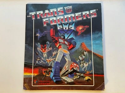Transformers G1 1986 vintage PANINI used album book complete dutch - Image 1 of 4