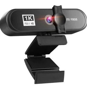 1K Full HD Stand Webcam USB PC Desktop Laptop Web Camera with Microphone - Afbeelding 1 van 5