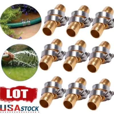 Kit de reparación de manguera de jardín Conector de manguera 3/4 5/8" Juego de abrazaderas de conector macho Foto 1 de 4