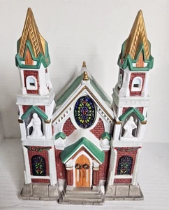 Kirkland Villaggio di Natale Cattedrale Chiesa Vetrate 1997 - Foto 1 di 15