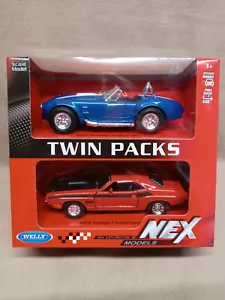 NEX 42310-2G (19C)-PCH paquete doble - 1/41 1970 Challenger + 1/34 1965 Cobra - Imagen 1 de 1