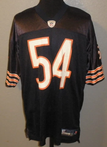 Men's 2XL Reebok On Field Chicago Bears Brian Urlacher #54 NFL Football Jersey Cover