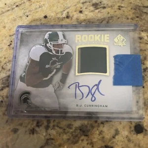 2012 SP AUTHENTIC BJ CUNNINGHAM ROOKIE AUTO GOLD 10/25 AUTOGRAPH - Picture 1 of 2