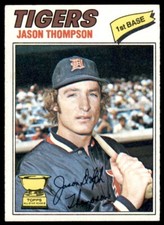 1977 Topps #291 Jason Thompson RC Tigers EX-EXMINT *375