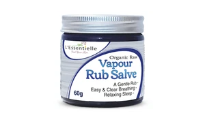 Organic Raw Vapour Rub Salve - Congested Nose Chest Back Rub Pains Aches Fever - Picture 1 of 1