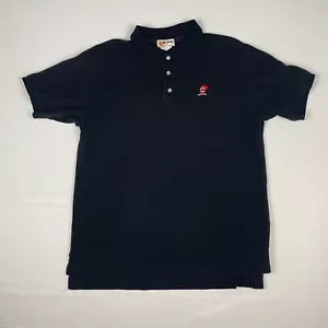 Vintage Dr. Suess Universal Studios offizielles schwarzes Polo Größe Large hergestellt in den USA - Bild 1 von 11
