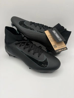 New Nike Zoom Mercurial Superfly 10 Pro FG Soccer Cleats Black Men's Size 9 - Image 1 of 4