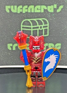 Minifigura personalizada impresa LEGO UNDEAD DRAGON ARMORED KNIGHT (rojo claro) - Imagen 1 de 17