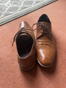 Base London tan brogues size 10 - Picture 1 of 16