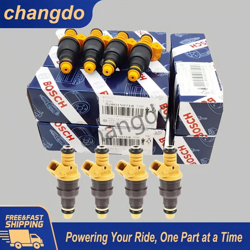 8X Bosch OEM Fuel Injector For 1993-2003 Ford F-150 F250 4.6L 5.0L 5.4L 5.8L US - Image 1 of 4