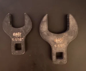 Set di 2 Crowfoot OMT 1-1/16” X 1/2” Drive/ 1-1/2” X 1/2” Drive Orion Motor Tech - Foto 1 di 5