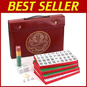 Set Mahjongg Cinese Professionale con Manuale Inglese - Foto 1 di 9