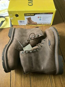 CAROLINA MEN'S CA3557 WATERPROOF STEEL TOE 8 IN. BOOT SIZE 8 2E NEW! - Picture 1 of 8