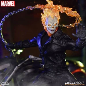 Mezco Toyz: One12 Ghost Rider mit Hellcycle. - Bild 1 von 5